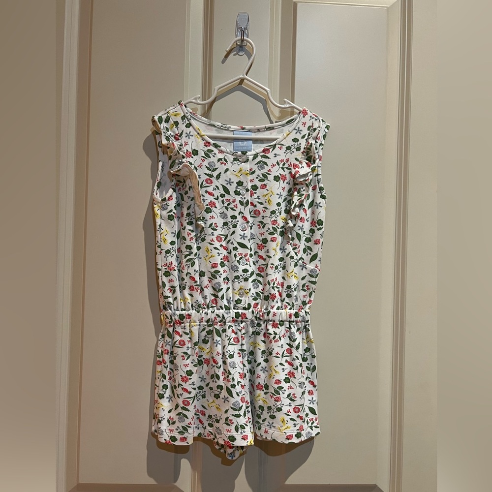 Bella Bliss knit floral romper